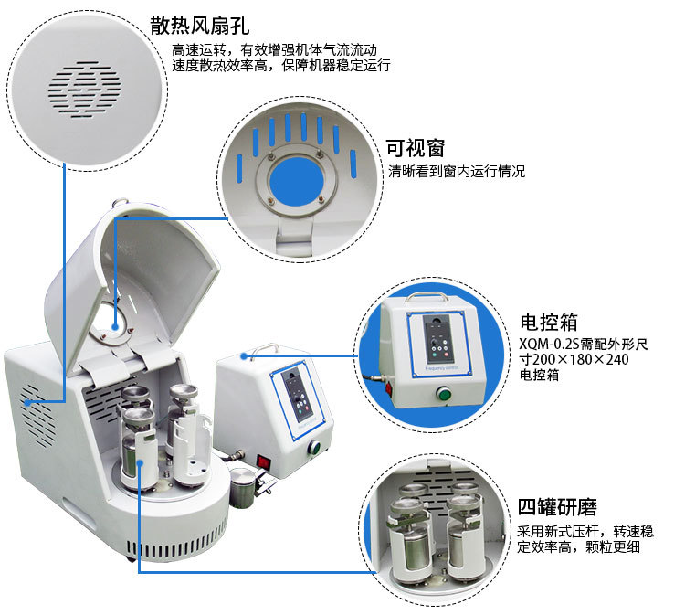 0.2L行星式球磨機